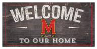 Maryland Terrapins 6" x 12" Welcome Sign