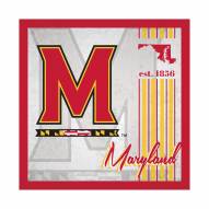 Maryland Terrapins Album 10" x 10" Sign