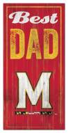 Maryland Terrapins Best Dad Sign