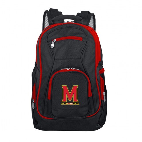 NCAA Maryland Terrapins Colored Trim Premium Laptop Backpack