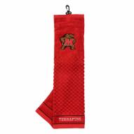 Maryland Terrapins Embroidered Golf Towel