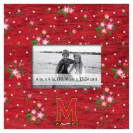 Maryland Terrapins Floral 10" x 10" Picture Frame