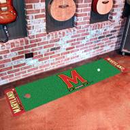 Maryland Terrapins Golf Putting Green Mat