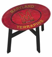 Maryland Terrapins Heritage Logo Side Table