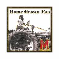 Maryland Terrapins Home Grown 10" x 10" Sign