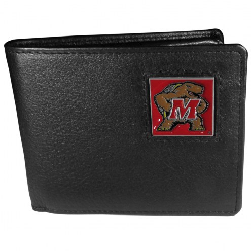 Maryland Terrapins Leather Bi-fold Wallet