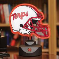 Maryland Terrapins Neon Helmet Desk Lamp