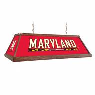 Maryland Terrapins Premium Wood Pool Table Light