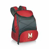 Maryland Terrapins Red PTX Backpack Cooler
