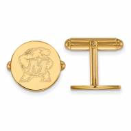 Maryland Terrapins Sterling Silver Gold Plated Cuff Links