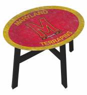 Maryland Terrapins Team Color Side Table