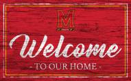 Maryland Terrapins Team Color Welcome Sign
