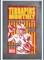Maryland Terrapins Team Monthly 11" x 19" Framed Sign