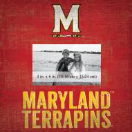 Maryland Terrapins Team Name 10" x 10" Picture Frame