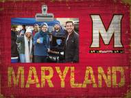 Maryland Terrapins Team Name Clip Frame