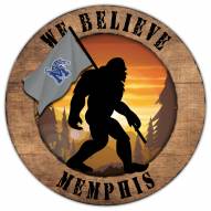 Memphis Bigfoot 12" Circle Sign