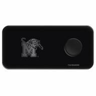 Memphis Tigers 3 in 1 Glass Wireless Charge Pad