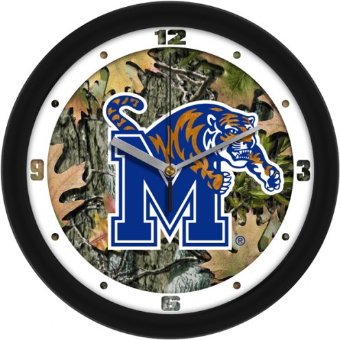 Memphis Tigers Camo Wall Clock
