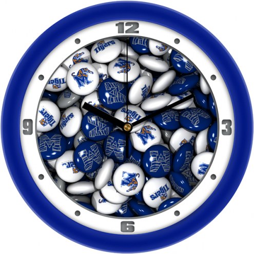 Memphis Tigers Candy Wall Clock