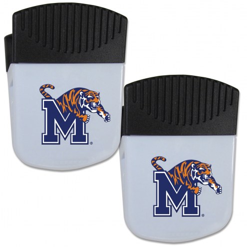 Memphis Tigers Chip Clip Magnet with Bottle Opener - 2 Pack