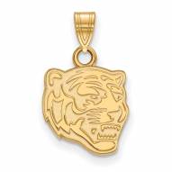 Memphis Tigers Sterling Silver Gold Plated Small Pendant
