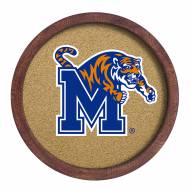 Memphis Tigers "Faux" Barrel Framed Cork Board