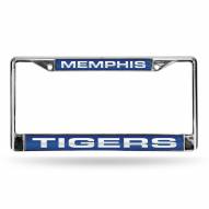 Memphis Tigers Laser Chrome License Plate Frame