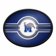 Memphis Tigers Oval Slimline Lighted Wall Sign