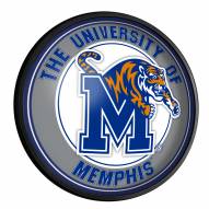 Memphis Tigers Round Slimline Lighted Wall Sign