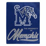 Memphis Tigers Signature Raschel Throw Blanket