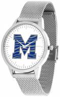Memphis Tigers Silver Mesh Statement Watch