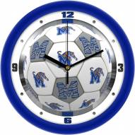 Memphis Tigers Soccer Wall Clock