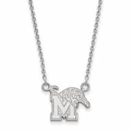 Memphis Tigers Sterling Silver Small Pendant Necklace