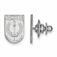 Memphis Tigers Sterling Silver Crest Lapel Pin