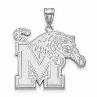 Memphis Tigers Sterling Silver Extra Large Pendant