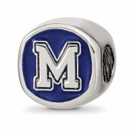Memphis Tigers Sterling Silver Logo Bead