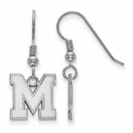 Memphis Tigers Sterling Silver Small Dangle Earrings