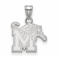 Memphis Tigers Sterling Silver Small Pendant