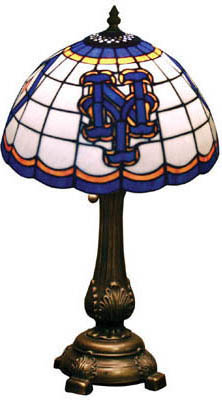 New York Mets MLB Stained Glass Table Lamp