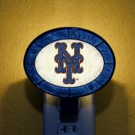 New York Mets MLB Stained Glass Night Light