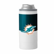 Miami Dolphins 12 oz. Colorblock Slim Can Coolie