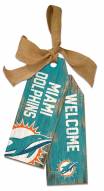 Miami Dolphins 12" Team Tags