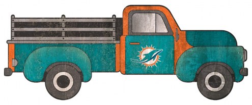 Miami Dolphins 15&quot; Truck Cutout Sign