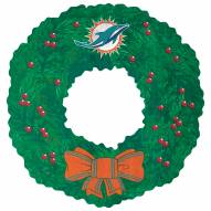 Miami Dolphins 16" Team Wreath Sign