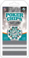 Miami Dolphins 20 Piece Poker Chips