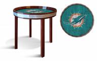 Miami Dolphins 24" Barrel Top Side Table