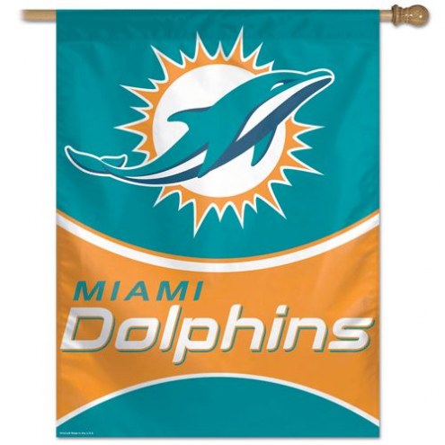 Miami Dolphins 27&quot; x 37&quot; Banner