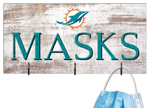 Miami Dolphins 6&quot; x 12&quot; Mask Holder
