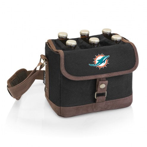 Miami Dolphins Beer Caddy Cooler Tote with Opener