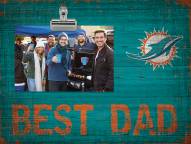 Miami Dolphins Best Dad Clip Frame